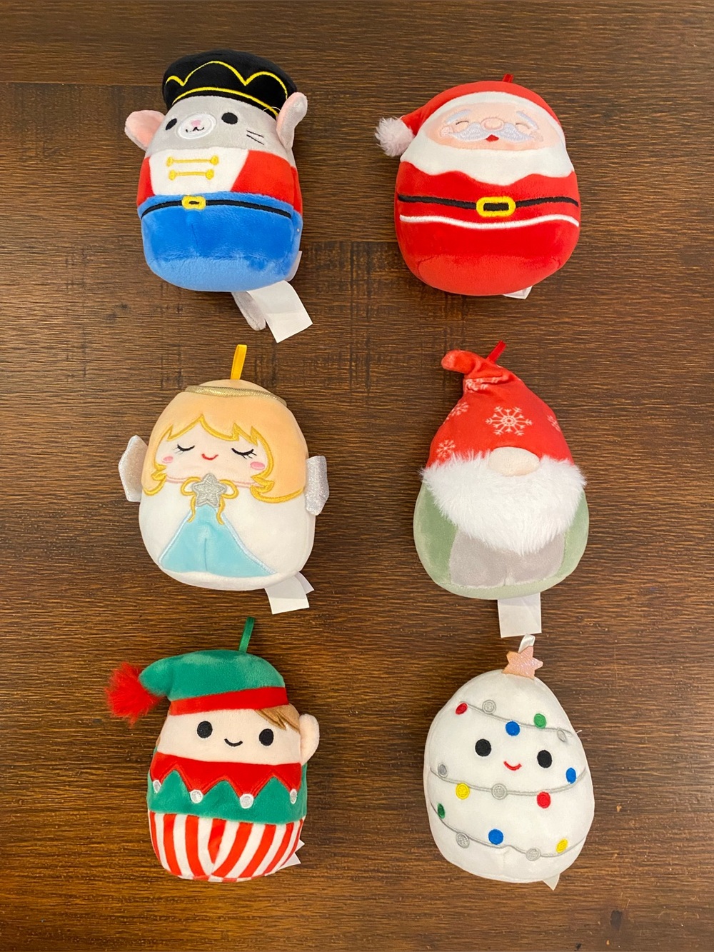Squishmallow Holday Squad 2021 Plush Ornament Character Set - 4-5 inches